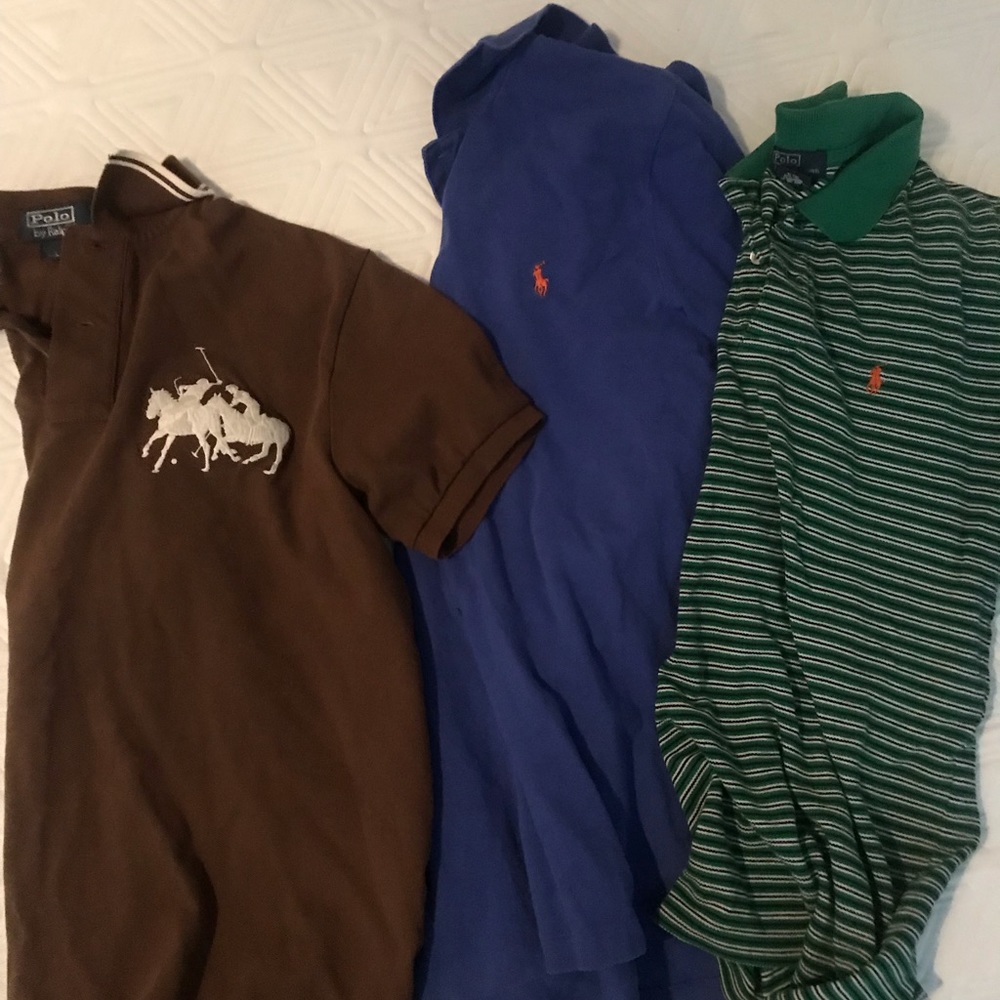 3 Polo shirts